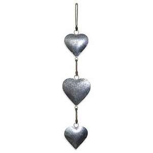 Colgante de árbol de Navidad de diseño sólido, corazón decorativo de Navidad, accesorios de Metal en forma de corazón para decoración del hogar - Product Image 2