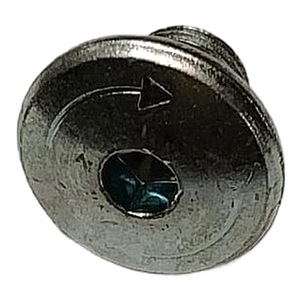 Vite con filettatura sinistra compatibile Or82 Rif. 41200068, lunghezza 40mm, acciaio al carbonio, finitura ossido nero zincato, misure filettatura M3 M4 M5 - Product Image 1