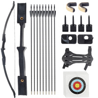 Ensemble de démarrage pour arc recurve de loisirs en plein air, incluant flèches, repose-flèches, équipement de protection, conception démontable et poids de tirage sélectionnables