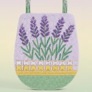 Hot Selling Women Landscape Pattern <b>Beaded</b> Satchel Zipper Closure Portable Lightweight Fashion <b>Handbag</b> for Wedding Travel 2026 - Product Image 1