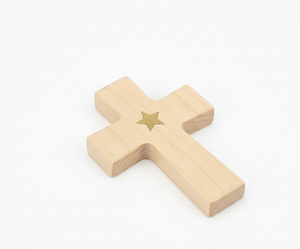Croix en bois naturel pour décoration murale, croix religieuse chrétienne faite à la main pour la maison, l'église, la chapelle aux prix les plus bas - Product Image 3