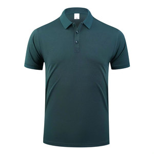 Venta caliente nuevo 100% algodón de talla grande colores sólidos media manga hombres Polo camiseta nueva llegada secado rápido hombres Polo camisetas 2025 - Product Image 4