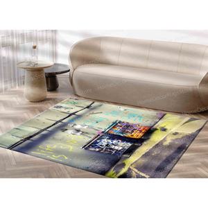 Tapis Banksy Peeing Boys, Tapis imprimé, Décoration de bureau d'art moderne, Tapis en velours de luxe - Product Image 5