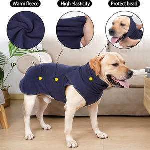 Pull en polaire extra chaud pour chien avec col roulé, manteau d'hiver doux, veste à enfiler pour chiens de petite et moyenne taille - Product Image 5