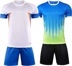 Logotipo personalizado Mejor diseño Elegante 100% Poliéster Cuello en V Secado rápido Transpirable Sin mangas Uniformes de fútbol para Unisex Fácil de usar - Product Image 1