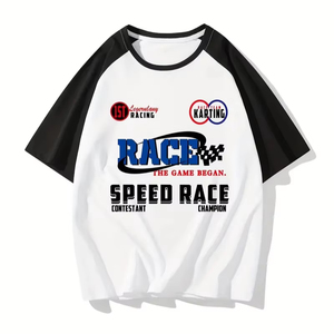 100% coton blanc solide T-Shirt pour hommes grande taille décontracté col rond manches courtes Collection d'été 260 grammes tissu vêtements en vrac - Product Image 1