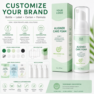 Espuma Limpiadora Bucal 3 en 1 de Menta, Pepino y Lima de Marca Blanca para Cuidado Dental OEM - Product Image 5