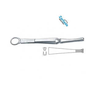 Pince à serviette Doyen en acier inoxydable de haute qualité avec anneau, fabricant et exportateur d'instruments chirurgicaux de 18cm - Product Image 2