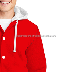 Chaqueta universitaria de algodón con diseño personalizado Chaqueta universitaria de moda - Product Image 4