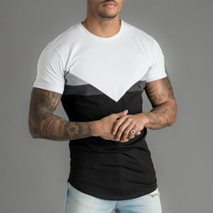 Camisetas de manga corta con estampado de logotipo de ajuste extragrande, camisetas Unisex con estampado personalizado OEM, camisetas lisas de algodón 100%, camisetas informales para hombre - Product Image 1