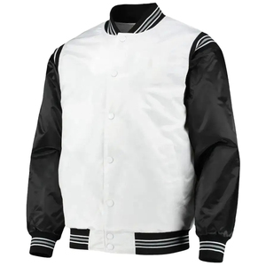 2025 precio al por mayor hecho a medida ropa de hombre chaqueta universitaria transpirable de talla grande diseño personalizado CollegeBaseballjacket para hombres - Product Image 2