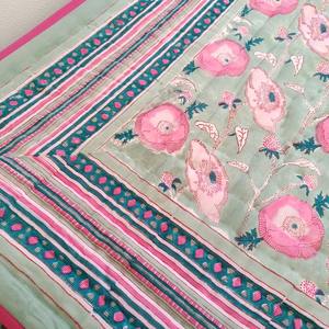 Couette Jaipuri imprimée en coton biologique de haute qualité pour la décoration intérieure - Product Image 4