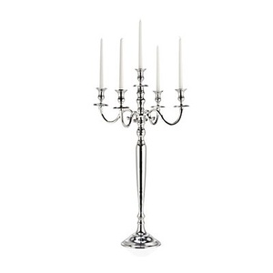 Chandelier fait main à 5 bras en métal personnalisé décor de table de luxe pour mariage et maison bougeoir antique de meilleure qualité - Product Image 3