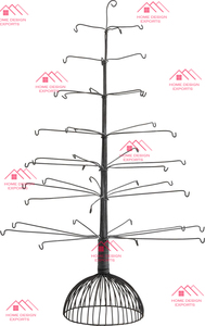 Árbol de Navidad con marco libre de metal acabado dorado con adornos dorados a bajo precio - Product Image 4