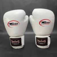 Guantes de Kick Boxing Profesionales TWINS de Alta Calidad, Personalizables, con Acolchado Grueso de 4 Capas, Transpirables, de Cuero Genuino, Dedos Completos
