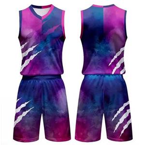 Nuevo Uniforme de Baloncesto de Talla Grande al por Mayor OEM, Alta Calidad, 100% Poliéster, Colores Personalizados, Logotipo, Transpirable, Secado Rápido - Product Image 1