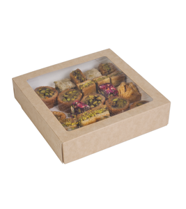 Venta al por mayor de contenedores de papel kraft OSQ TABOX PRO de 1555 ml, resistentes a la grasa, para comida para llevar, personalizables para HoReCa, con empaque ecológico. - Product Image 1