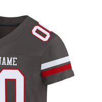 Jersey Rugby Pria Nyaman dan Bernapas Ukuran Besar, Dapat Dicetak Sesuai Pesanan, Kualitas Tinggi, Bahan 100% Poliester