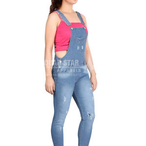 Ropa informal Baberos Último diseño Mujeres Peto Precio razonable Servicio OEM Mujeres Peto Hecho en Pakistán - Product Image 5