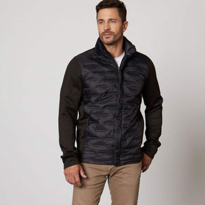 Chaqueta acolchada de invierno para hombre, abrigo transpirable a prueba de viento con capucha de burbujas con técnica lavada de nailon resistente al agua - Product Image 5