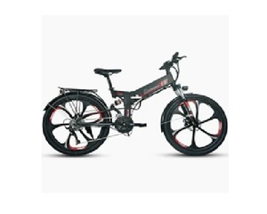 Bicicleta Eléctrica Plegable Auténtica de 750W y 26 Pulgadas, 17AH, Plástico OEM para Adultos, Lista para Enviar - Product Image 1