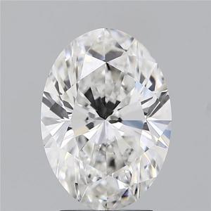 IGI taille ovale 3.1 ct diamant cultivé en laboratoire en vrac pour bague G couleur VS1 clarté diamant de laboratoire diamant écologique en vrac pour elle - Product Image 1