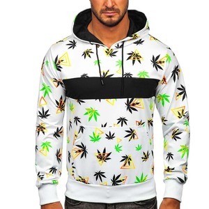 All Over Print Sublimation Mens Logo Graphic Hoodie Sudaderas térmicas con cordón personalizado con capucha - Product Image 4