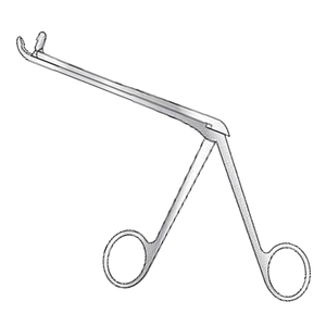 Rongeur Northfield Curvo de Corte Ascendente, Mordida de 4 mm, Eje de 133 mm, Instrumento Quirúrgico Manual de Acero Inoxidable, Certificado CE - Product Image 1