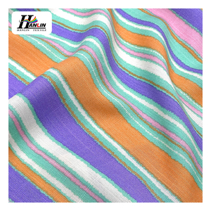 Tissu de rayonne imprimé par <span class=keywords><strong>sublimation</strong></span> 30S respirant doux 100% <span class=keywords><strong>viscose</strong></span> tissu flammé pour robe de femme - Product Image 6