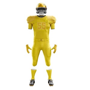 Uniformes de football américain personnalisables Tissu respirant de haute qualité avec logos d'équipe personnalisés pour des vêtements de sport élégants et durables - Product Image 4