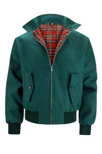 Nueva chaqueta de trabajo personalizada de algodón/poliéster clásica Retro Vintage para hombre Harington 2025 - Product Image 3