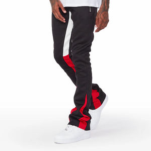Pantalon évasé taille haute avec logo personnalisé 2025 Pantalon évasé imprimé en matériau solide de haute qualité pour hommes - Product Image 3