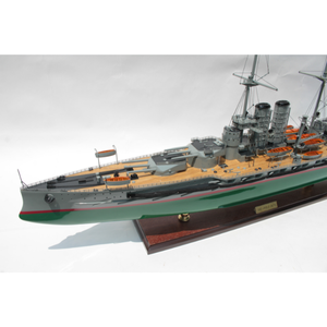 SMS Viribus Unitis MODÈLE DE BATEAUX EN BOIS/NAVIRES DE BATAILLE EUROPÉENS/ARTISANAT MAIN POUR LA DÉCORATION - Product Image 2