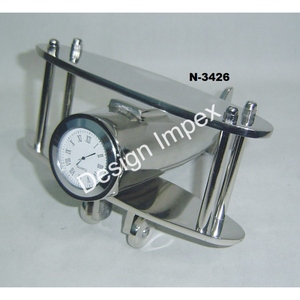 <b>Shelve</b> Display Portable Airplane Models <b>Desktop</b> Clock Wholesale Supply Business Gift Uses Decorative Normal Aircraft Model Clock - Product Image 6