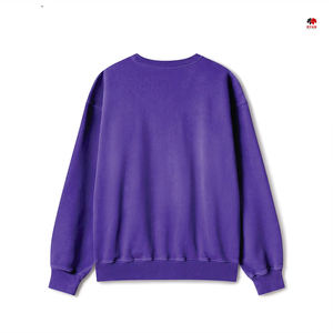 Sudadera Extra Grande Personalizada OEM para Hombre con Adornos de Perlas y Técnica de Bordado - Product Image 6