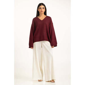 เสื้อสเวตเตอร์ลำลองทรงพอดีตัวสำหรับฤดูใบไม้ร่วง WM-SWT-WS25-035 - Product Image 6