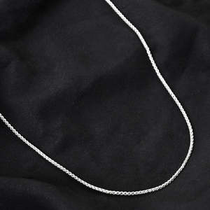 Cadenas de Plata de Ley 925 de Primera Calidad para Hombres y Niños, Chapadas en Oro de 18K y Rodio, Estilo Figaro, Estilo Religioso, con Perla como Piedra Principal - Product Image 2