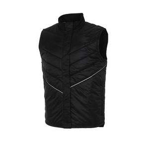Nouvelle arrivée veste pour hommes imperméable avec col montant et fermeture éclair gilet sans manches bouffant - Product Image 3