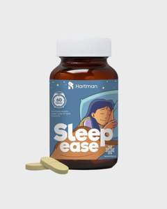 Capsules Sleep Ease avec Valériane, Ashwagandha et Houblon pour le soulagement de l'insomnie, la relaxation et la tranquillité - Product Image 1