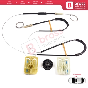 Kit de réparation de lève-vitre BWR5561, porte avant droite pour Octavia MK3 III 5E 2012-2021 4/5 portes 5E0837462 - Product Image 2