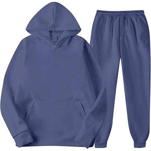 Tenue de sport en coton pur pour homme, jogging d'entraînement personnalisé avec design unique et logo, survêtement à motif solide - Product Image 6