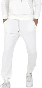 Chándal Personalizado de Algodón Terry de 400 g/m² para Hombre, Pantalones Jogger con Capucha Extra Grandes, Estampado Puff, Color Beige Sólido, Ropa Casual de Invierno - Product Image 3