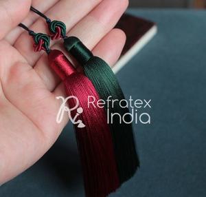 Fournisseur en vrac de pompons en soie et fabrication par Refratex India Fabriqué en Inde pour la meilleure qualité et à bas prix - Product Image 1