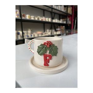 Tazza da caffè in ceramica regalo con lettera F