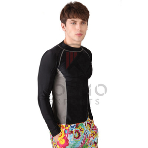 Custom Printed Rash Guard Moisture Wicking Rash Guards Mens Compression <b>Rashguard</b> Shirt Mens Rash Guard - Product Image 2