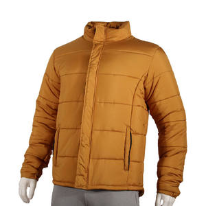 Chaqueta acolchada de invierno con Abrigo acolchado con cremallera para hombre, chaqueta acolchada con estampado de logotipo de talla grande, chaqueta de invierno - Product Image 4