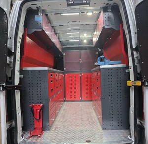 Étagères de rangement pour camions OEM, système modulaire d'étagères et d'armoires de rangement intérieur pour véhicules, organisation professionnelle des véhicules - Product Image 1