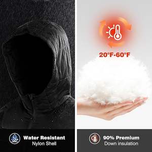 Chaqueta Acolchada Impermeable de Estilo Casual para Hombre, Chaqueta de Moda Personalizada para Invierno, Ropa de Calle Abrigada, Chaqueta de Burbujas al por Mayor para Otoño - Product Image 4