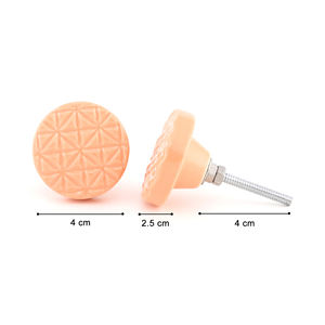 SHUBHAM perilla de cerámica moderna naranja para muebles de cocina perilla para armario cajón armario tocador dormitorio sala de estar hoteles - Product Image 4