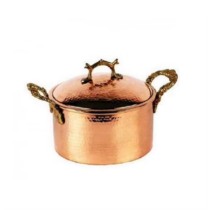 100% ollas de cocina de cobre con tamaño personalizado precio barato increíble elaborado por proveedor y fabricante indio - Product Image 4